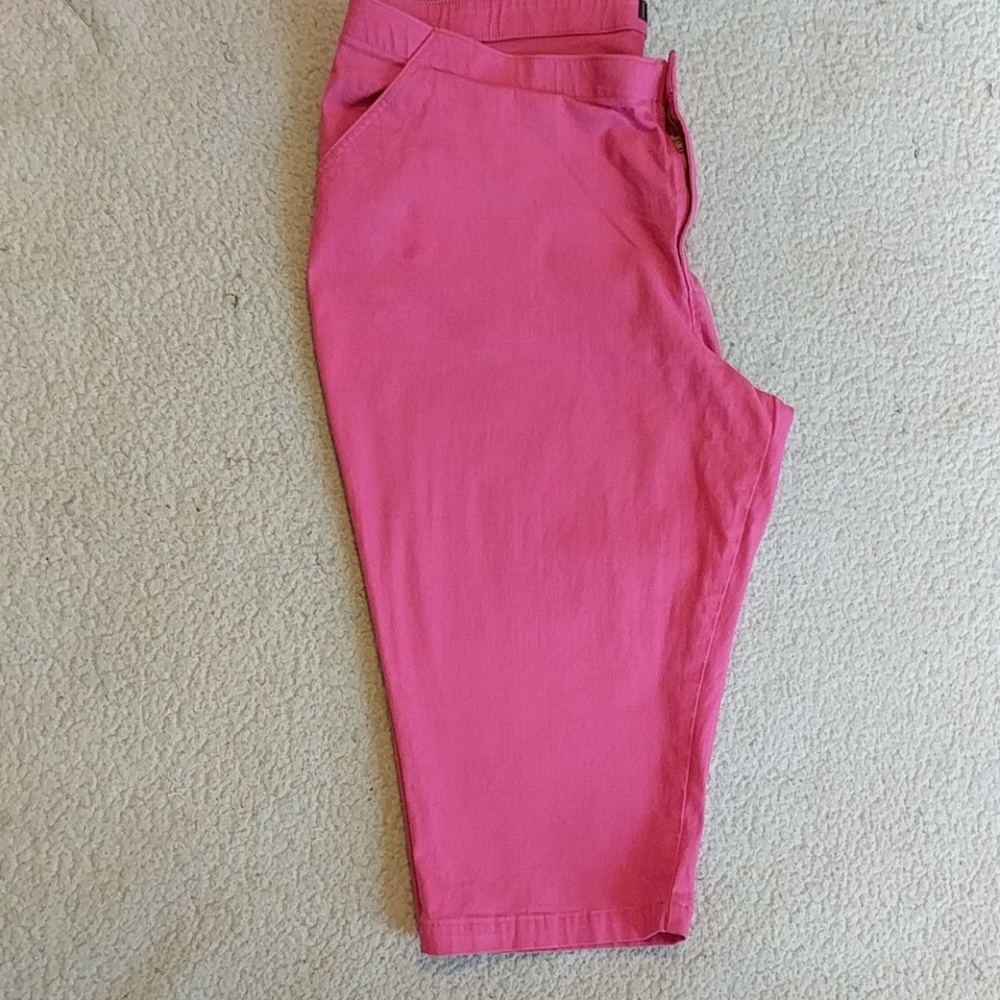 Pink capris. Riders by Lee. 24w